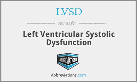 lv meaning medical|is lvsd life threatening.